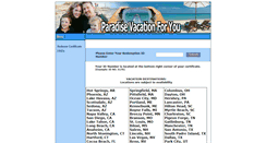 Desktop Screenshot of paradisevacationforyou.com